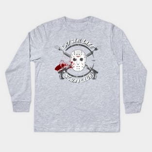 Friday the 13th - Crystal Lake Scuba Club - Splatter Variant Kids Long Sleeve T-Shirt